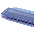 Children Kids 10 Holes Mouth Organ Harmonica Music Learning Toy Instrument Xmas Gift Blue