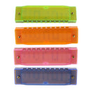 Children Kids 10 Holes Mouth Organ Harmonica Music Learning Toy Instrument Xmas Gift Blue
