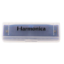 Children Kids 10 Holes Mouth Organ Harmonica Music Learning Toy Instrument Xmas Gift Blue