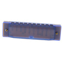 Children Kids 10 Holes Mouth Organ Harmonica Music Learning Toy Instrument Xmas Gift Blue