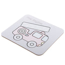 2 in 1 Water Doodle Drawing Cardboard w/Water Pen Jigsaw Puzzles Fire Engine