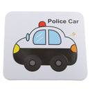 2 in 1 Water Doodle Drawing Cardboard w/Water Pen Jigsaw Puzzles Police Car