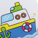 2 in 1 Water Doodle Drawing Cardboard w/Water Pen Jigsaw Puzzles Ship
