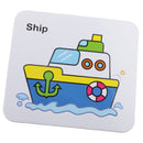 2 in 1 Water Doodle Drawing Cardboard w/Water Pen Jigsaw Puzzles Ship