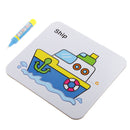 2 in 1 Water Doodle Drawing Cardboard w/Water Pen Jigsaw Puzzles Ship