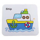 2 in 1 Water Doodle Drawing Cardboard w/Water Pen Jigsaw Puzzles Ship