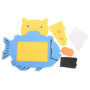 Self Made 3D Picture Frame Sticker Kids Childs DIY Crafts -Cat and Fish