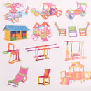 300pcs Mathematical Intelligence Sticks Blocks Preschool Kids Building Toys