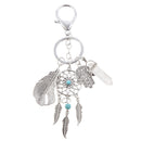 Creative Clear Quartz Dreamcatcher Charm Keyring Keychain Birthday Xmas Gift