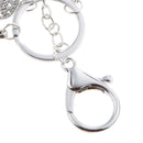 Fashion Dreamcatcher & Amethyst Point Chakra Gemstone Pendant Key Ring Chain