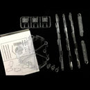 Action Base Suitable Clear Display Stand for Model Figures Universal Bracket Kids Toys Black