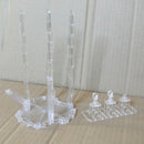 Action Base Suitable Clear Display Stand for Model Figures Universal Bracket Kids Toys Black