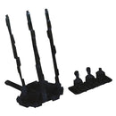 Action Base Suitable Clear Display Stand for Model Figures Universal Bracket Kids Toys Black