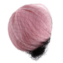 Pink Chignon Hairstyle Wig Full Hairpiece for 1/6 Scale BJD SD BB Girl Dolls