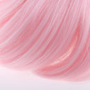 Pink Chignon Hairstyle Wig Full Hairpiece for 1/6 Scale BJD SD BB Girl Dolls