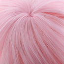 Pink Chignon Hairstyle Wig Full Hairpiece for 1/6 Scale BJD SD BB Girl Dolls
