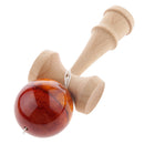 Japan Traditional Wooden Marble Kendama Kids Skill Ball Game Toy Light Brown