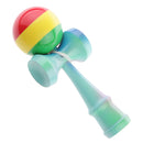 Rainbow Colours Paint Wooden Kendama Kids Children Skill Ball Game Toy