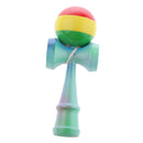 Rainbow Colours Paint Wooden Kendama Kids Children Skill Ball Game Toy