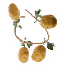 4pcs Foam Potato Model Toys Store Cabinet Decorative Fruits Kids Role Play Toy