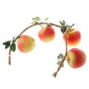 4pcs Foam Apple Model Toys Store Cabinet Decorative Fruits Kids Role Play Toy