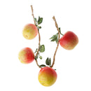 4pcs Foam Apple Model Toys Store Cabinet Decorative Fruits Kids Role Play Toy