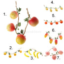 4pcs Foam Apple Model Toys Store Cabinet Decorative Fruits Kids Role Play Toy