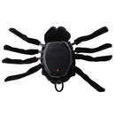 Halloween Party Large Hairy Spider Black Giant Big Green Eyes Tricky Props
