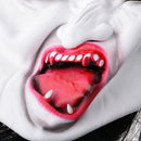 Black Terror Latex Mask Halloween Trick Props Horror Costume Cosplay Show Mask