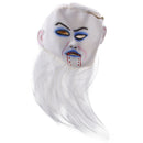 Terror White Hair Latex Mask Halloween Trick Horror Costume Cosplay Props