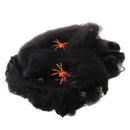 Spider Web Halloween Props Home Party Bar Decoration Stretchy Cobweb W/ 2 Spider