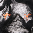 Spider Web Halloween Props Home Party Bar Decoration Stretchy Cobweb W/ 2 Spider