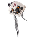 Black and White Terror Latex Mask Halloween Props Trick Costume Cosplay Mask