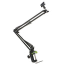 Black RP-7 Heavy Duty Suspension Scissor Arm Stand Holder for Dynamic Mic Microphone Recording