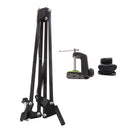 Black RP-7 Heavy Duty Suspension Scissor Arm Stand Holder for Dynamic Mic Microphone Recording