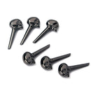 6 pcs Black Zinc Alloy Skull Head Bridge Pins for Mandolin/Acoustic Guitar