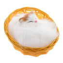 Lovely Sleeping Cat Doll Plush Animal Toy for Home Ornament