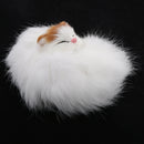 Lovely Sleeping Cat Doll Plush Animal Toy for Home Ornament