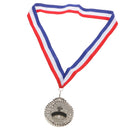 Metal Torch Design Silver Medal Prize Award for Winners Kids Party Game Favor