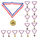 Metal Torch Design Silver Medal Prize Award for Winners Kids Party Game Favor