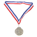 Metal Taekwondo Silver Medal Prize Award for Winners Kids Party Game Favor