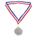 Metal Basketball Silver Medal Prize Award for Winners Kids Party Game Favor