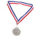Metal Basketball Silver Medal Prize Award for Winners Kids Party Game Favor