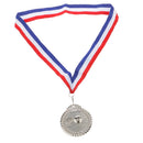 Metal Basketball Silver Medal Prize Award for Winners Kids Party Game Favor