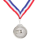 Metal Basketball Silver Medal Prize Award for Winners Kids Party Game Favor