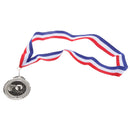 Metal Basketball Silver Medal Prize Award for Winners Kids Party Game Favor