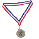 Metal Foootball Silver Medal Prize Award for Winners Kids Party Game Favor