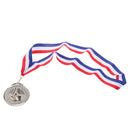 Metal Foootball Silver Medal Prize Award for Winners Kids Party Game Favor