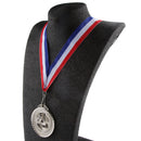 Metal Foootball Silver Medal Prize Award for Winners Kids Party Game Favor