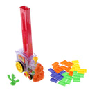 Creative Plastic Dominoes Building Blocks Electric Train Track Kids Developmental Toy